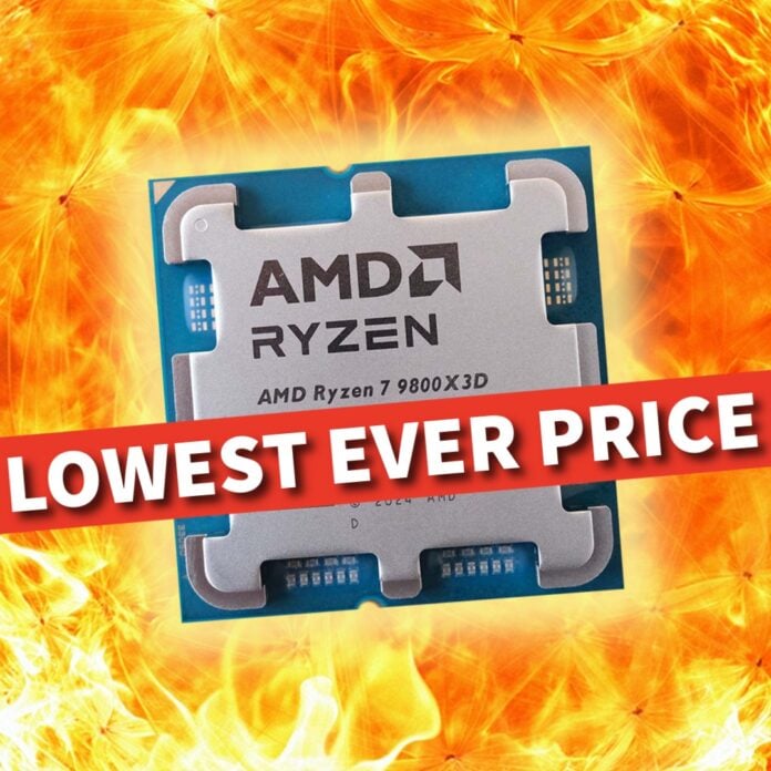 AMD Ryzen 7 9800X3D lowest ever price
