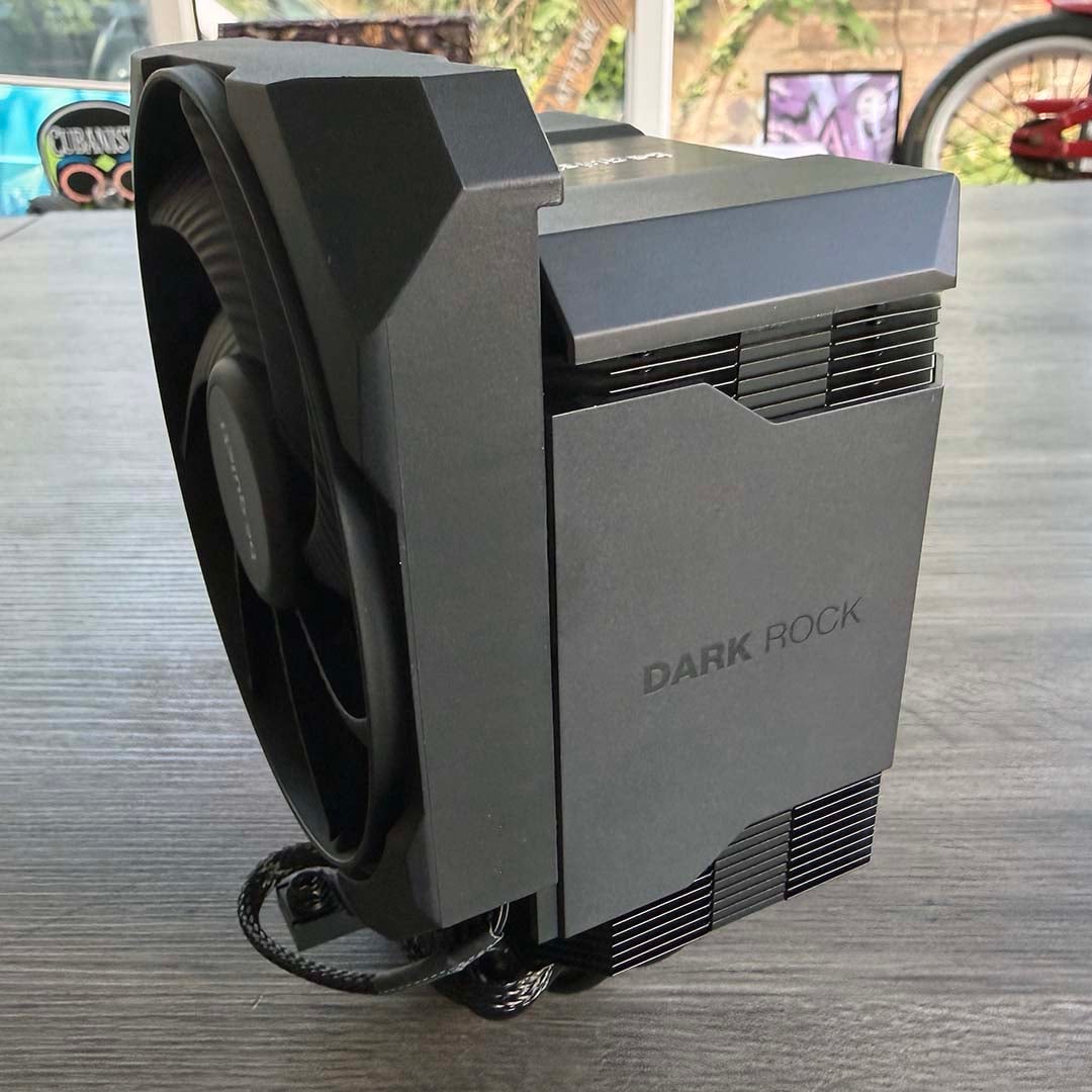 be quiet! Dark Rock 6 with front fan raised