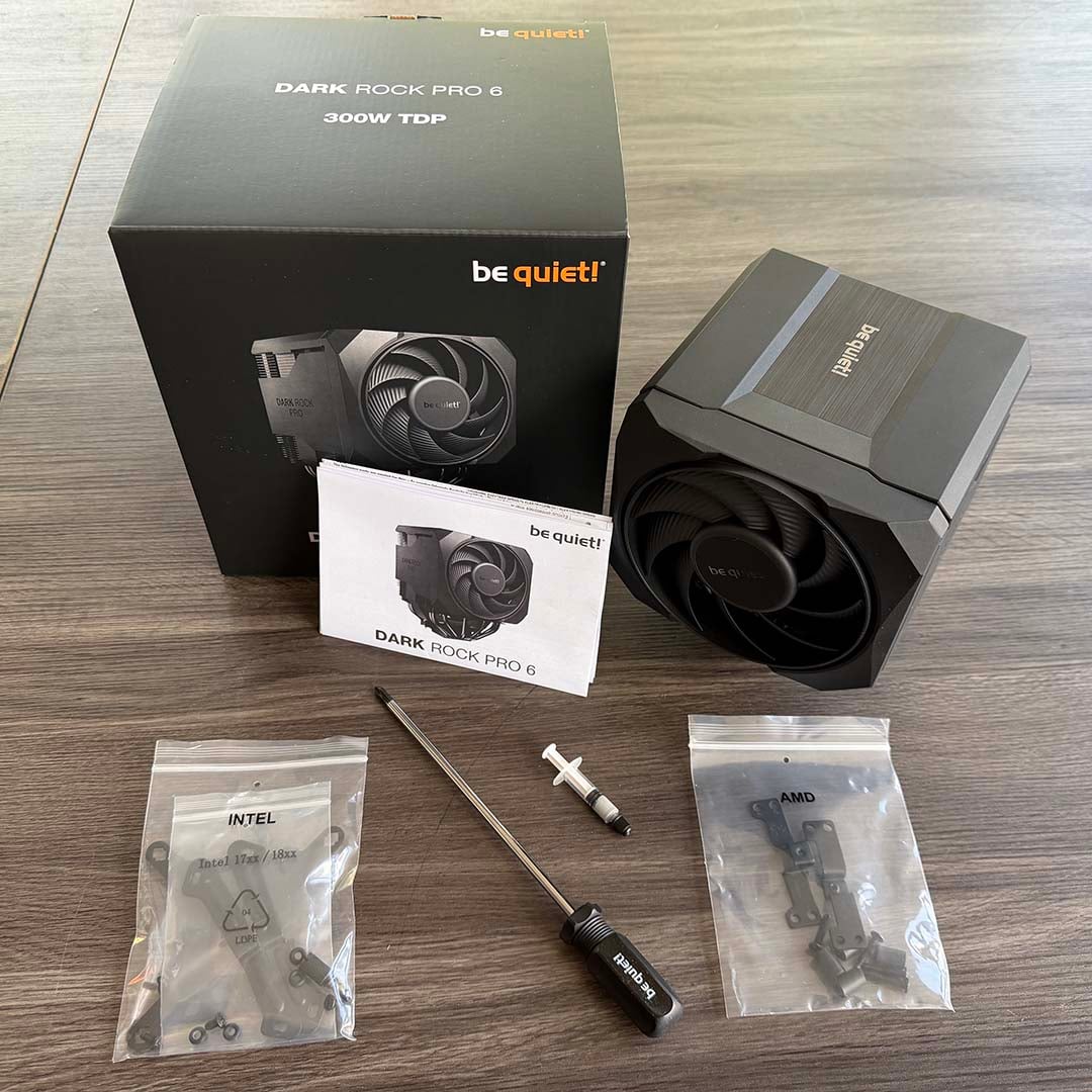 be quiet! Dark Rock Pro 6 complete box contents