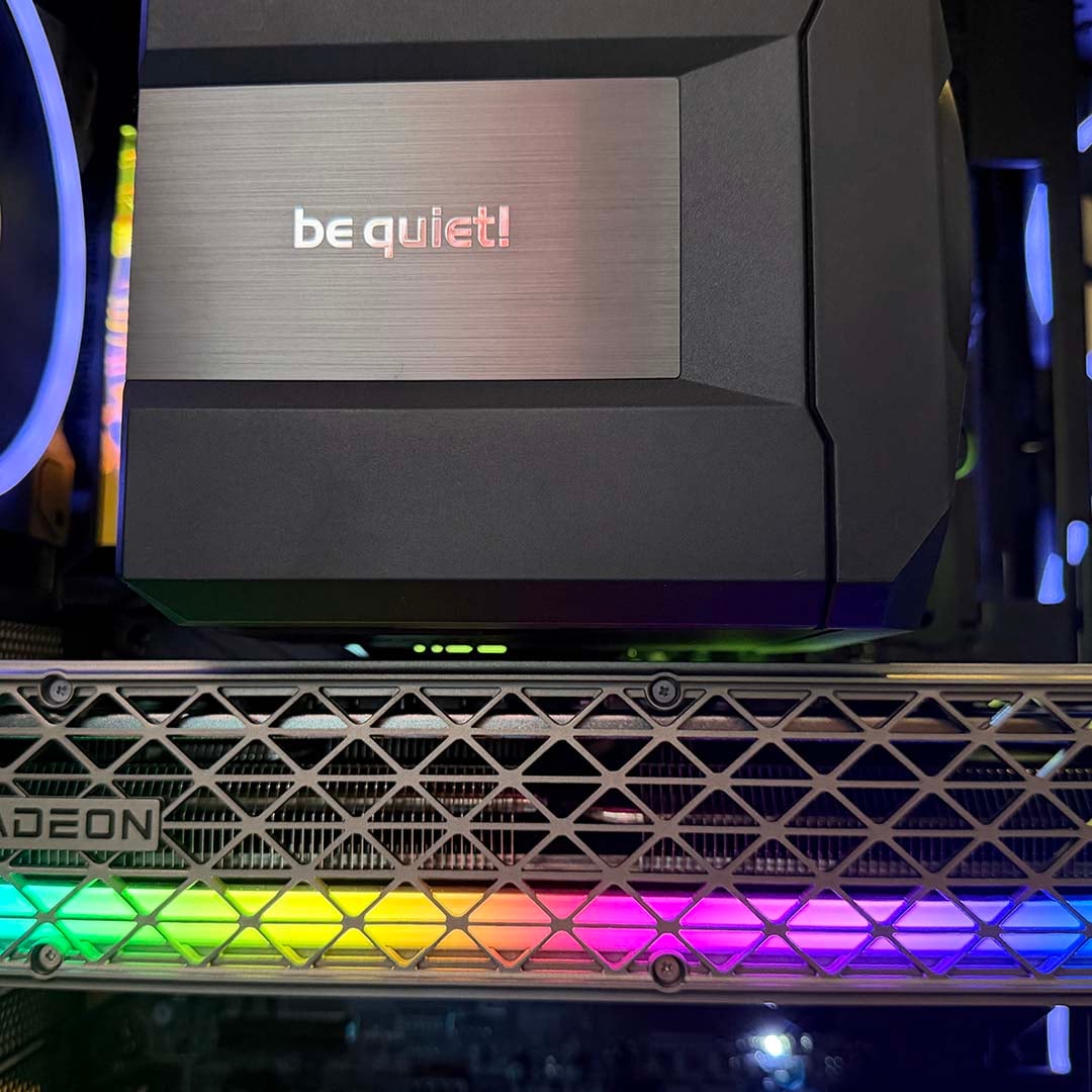 be quiet! Dark Rock Pro 6 installed next to graphics card