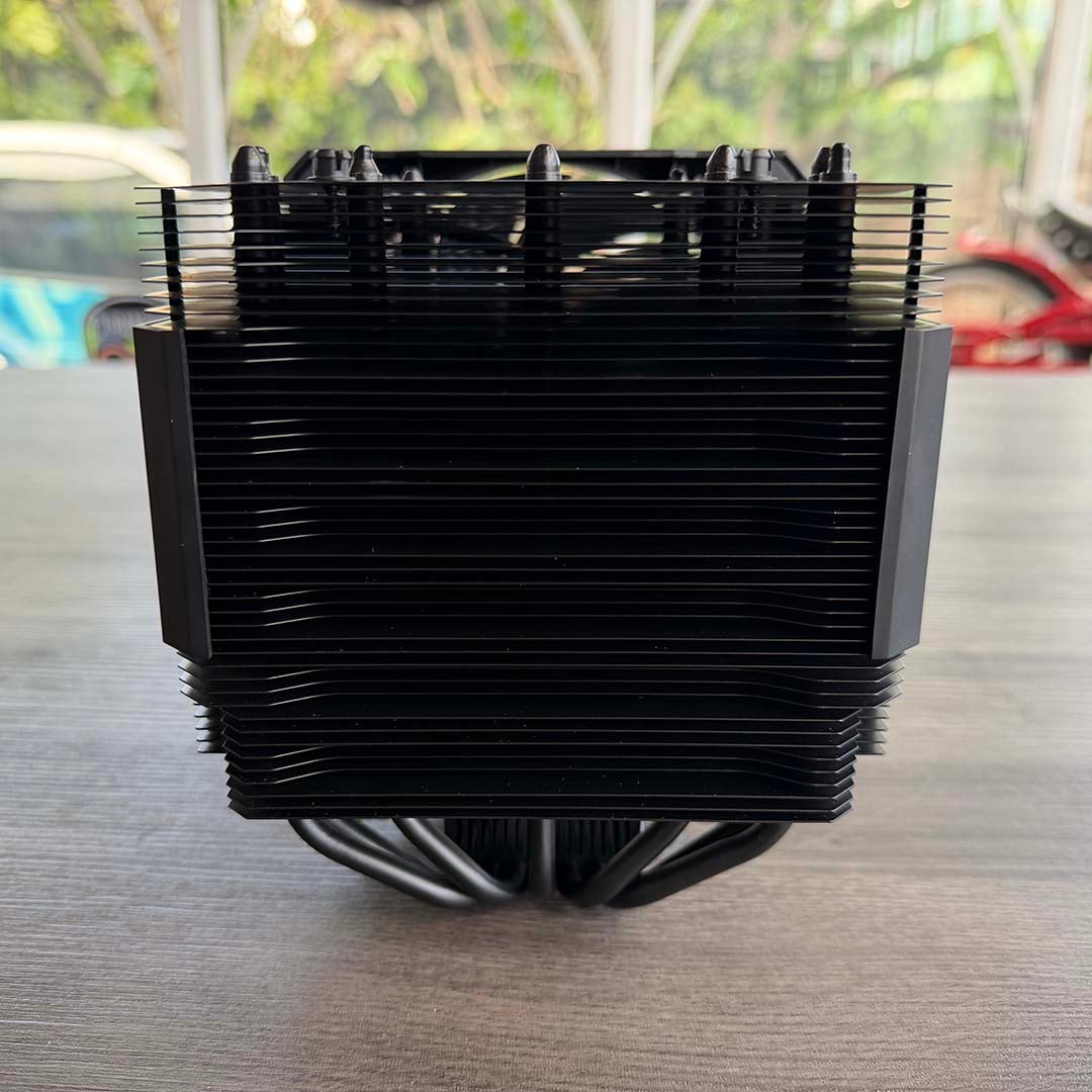 be quiet! Dark Rock Pro 6 heatsink fins from rear