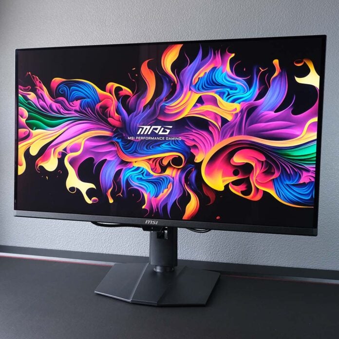 The MSI MPG 322UR QD-OLED X24.
