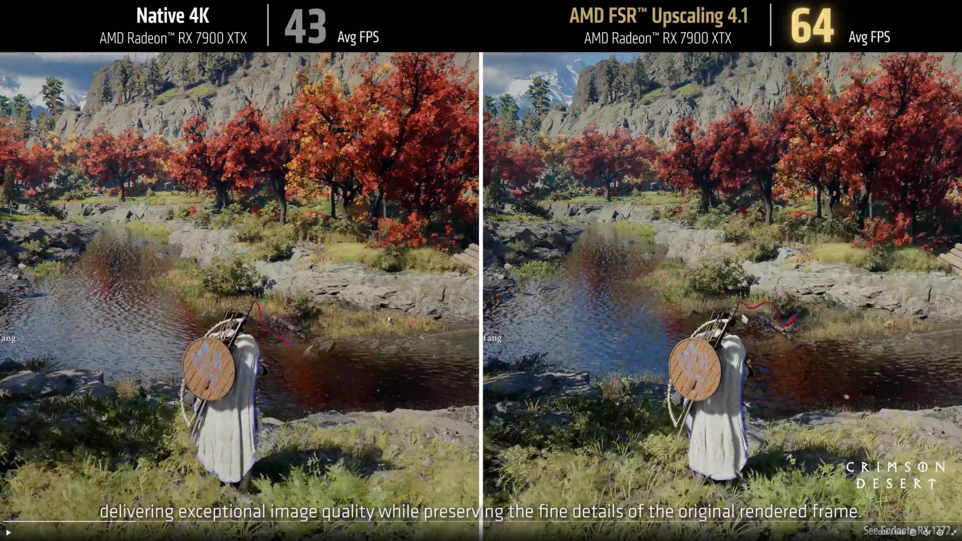 AMD FSR 4.1 performance.