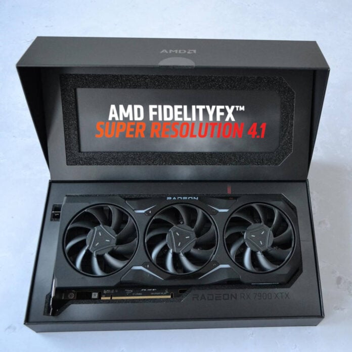 AMD Radeon RX 7900 XTX with FSR 4.1.