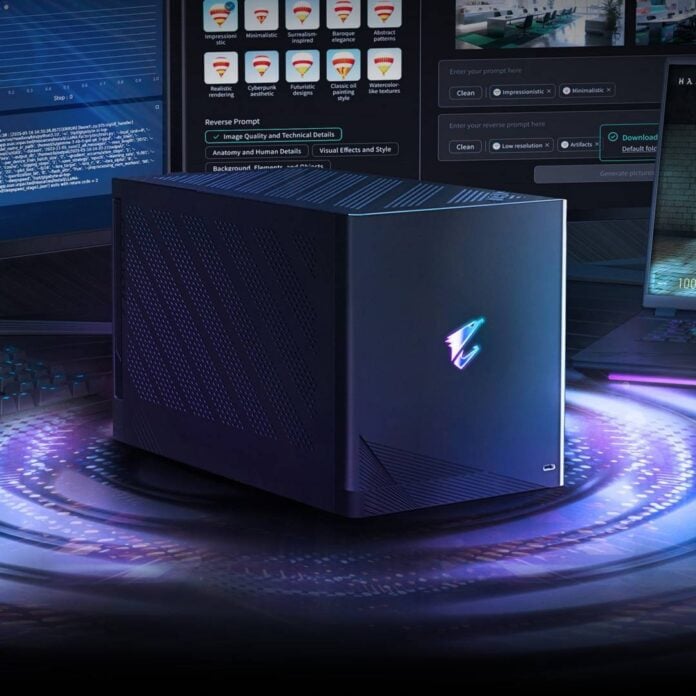 Gigabyte Aorus RTX 5090 AI Box.