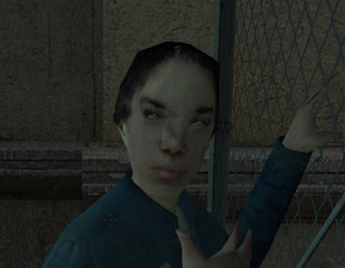 Half-Like 2 running on a browser - eyes bug.