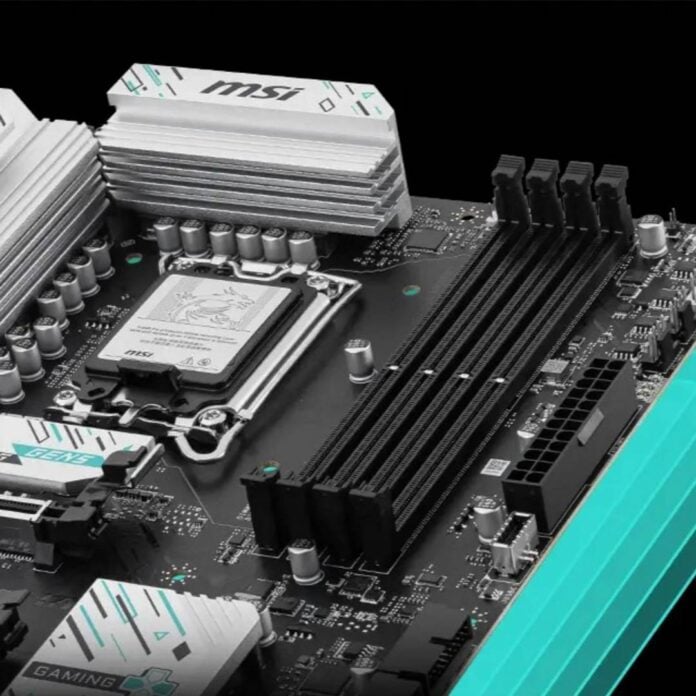 MSI B860 motherboard.