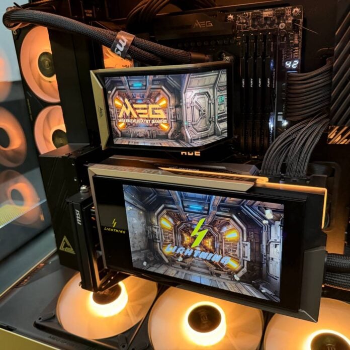 MSI MEG CoreLiquid E15 360 AIO.