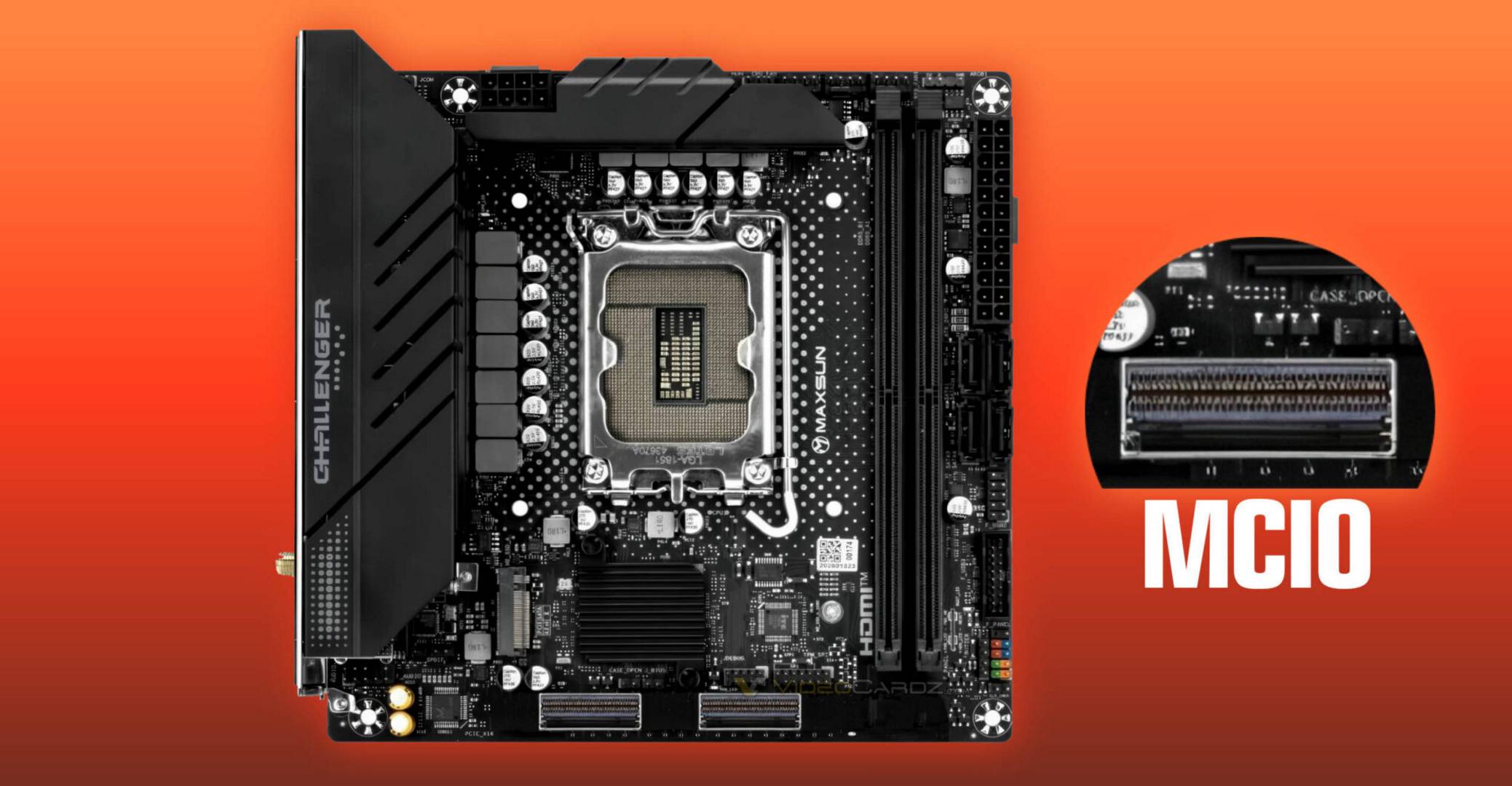 MaxSun MS-Challenger MCIO ITX.