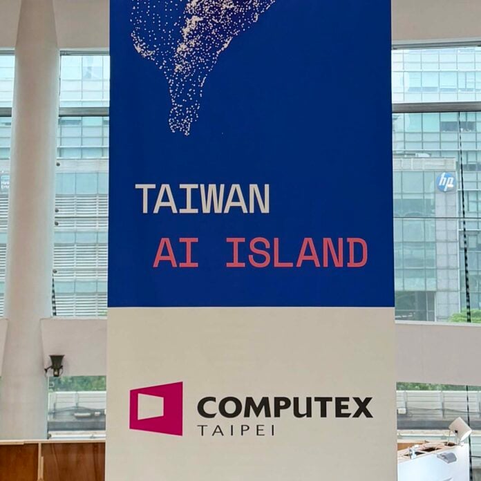 Computex AI island poster closeup