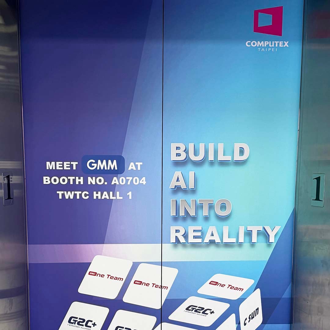 Computex Build AI into reality poster