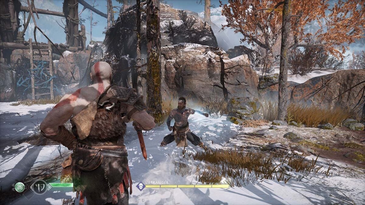 God of War running on an Intel Core i7-7700K