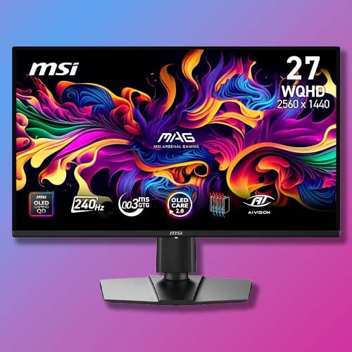 MSI MAG 274QP QD-OLED X24 gaming monitor