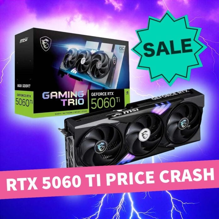 MSI Nvidia GeForce RTX 5060 Ti Gaming Trio OC deal