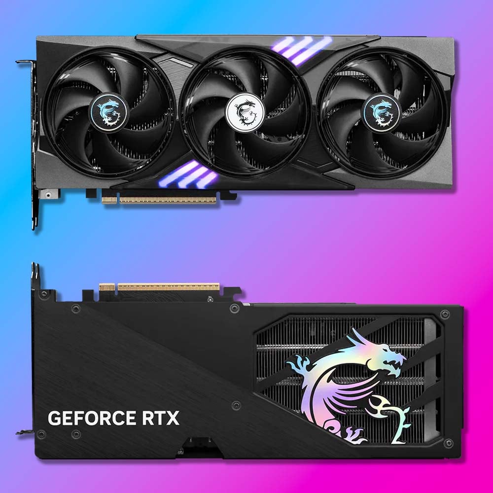 MSI Trio RTX 5060 Ti OC front and back