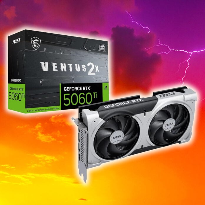 MSI Ventus 2X OC RTX 5060 Ti deal
