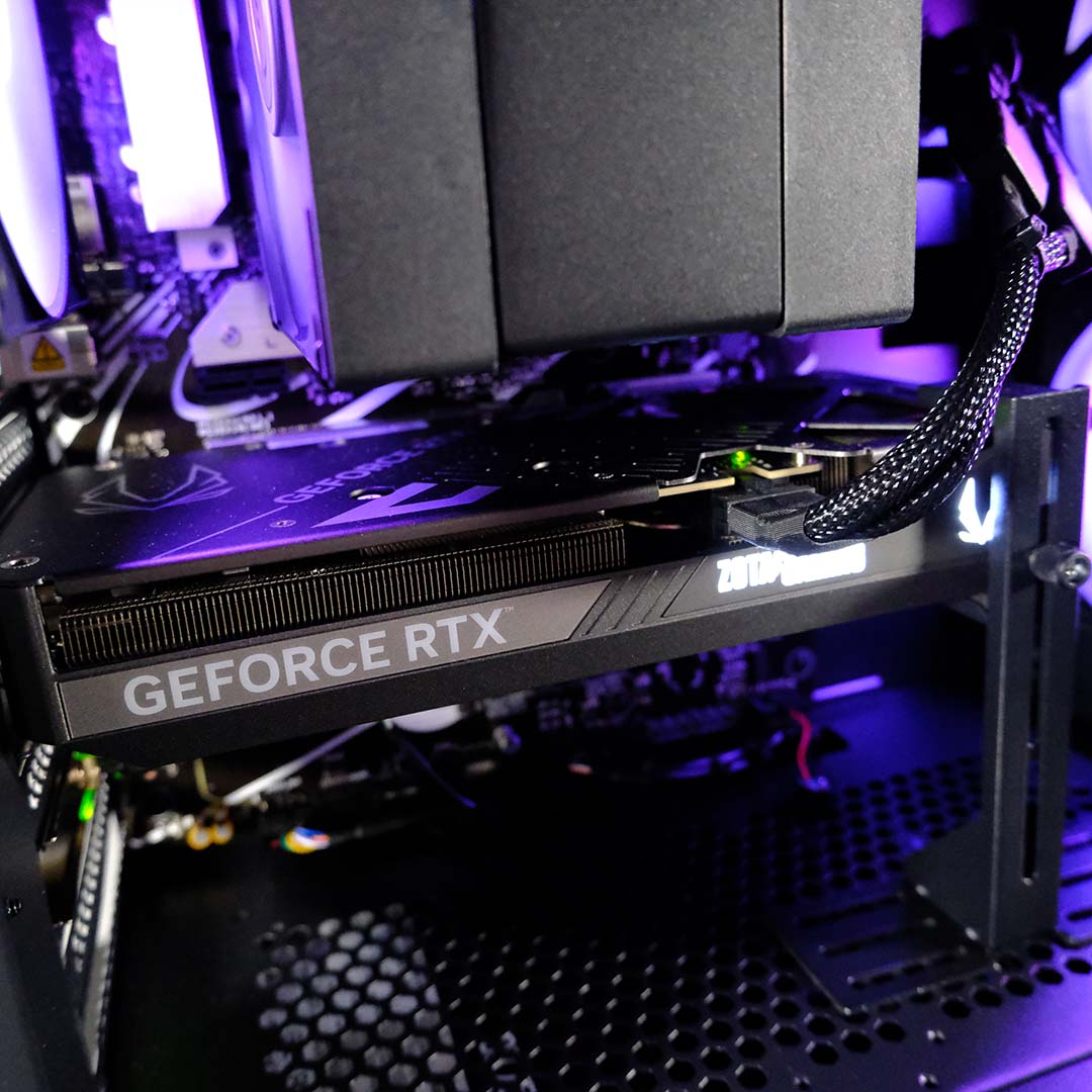 The GeForce RTX 5070 inside the PCSpecialist Elite Storm II.