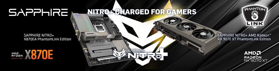Sapphire PhantomLink Nitro+ Charges For Gamers