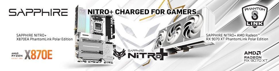 Sapphire PhantomLink Nitro+ Charges For Gamers