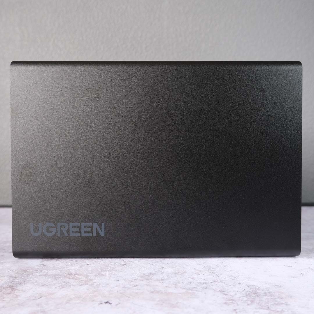 The side of the Ugreen NASync DXP4800 GT.