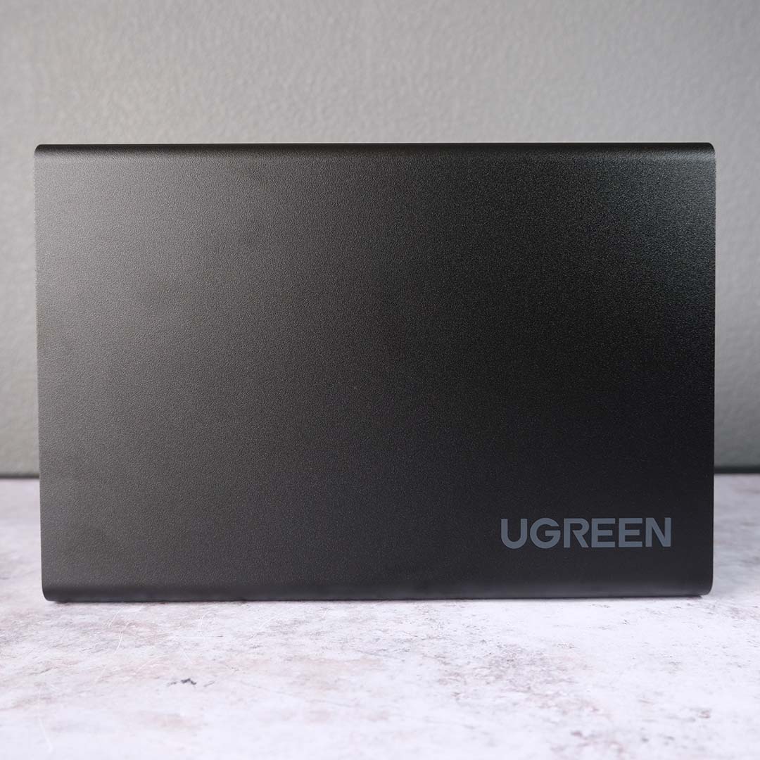 The side of the Ugreen NASync DXP4800 GT.