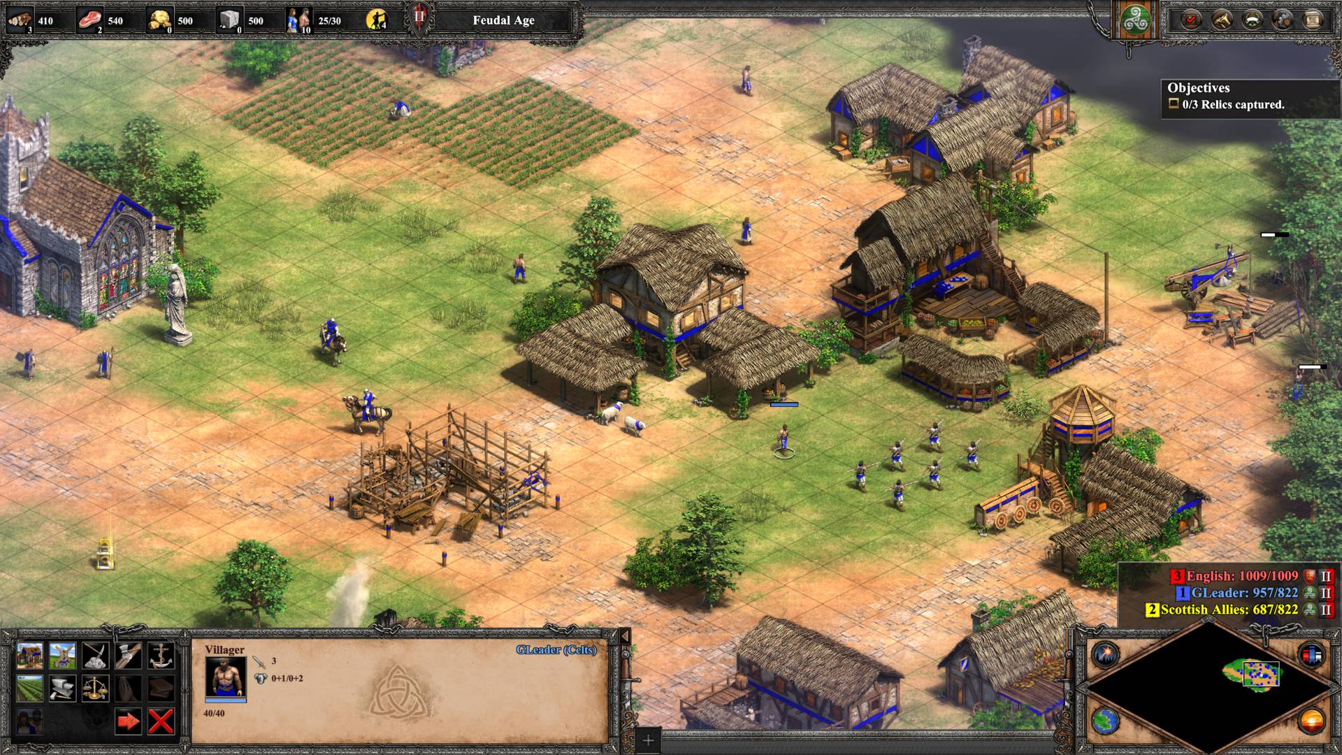 Age of Empires II Definitive Edition - in-game controls.