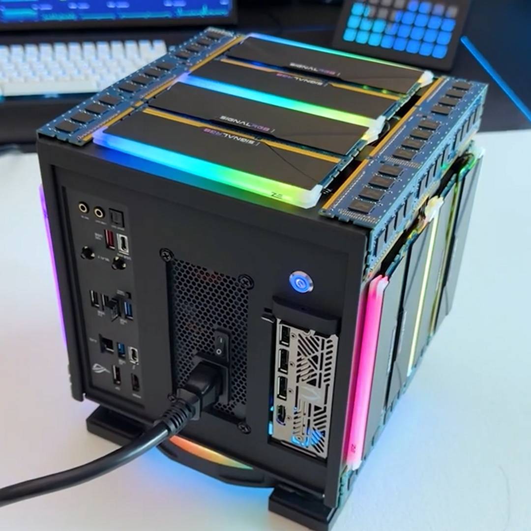 DDR5 RAM case mod - back.