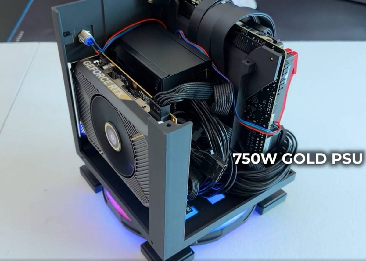 DDR5 RAM case mod - inside.