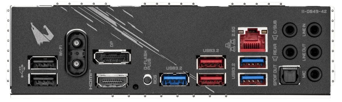 Gigabyte B550 Aorus Elite WiFi7 - IO.