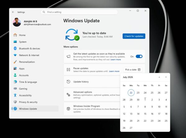 Microsoft finally lets you pause Windows 11 updates until the exact ...