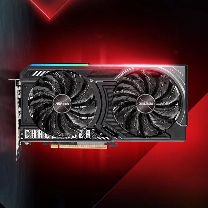 ASRock Challenger AMD Radeon RX 9050 graphics card