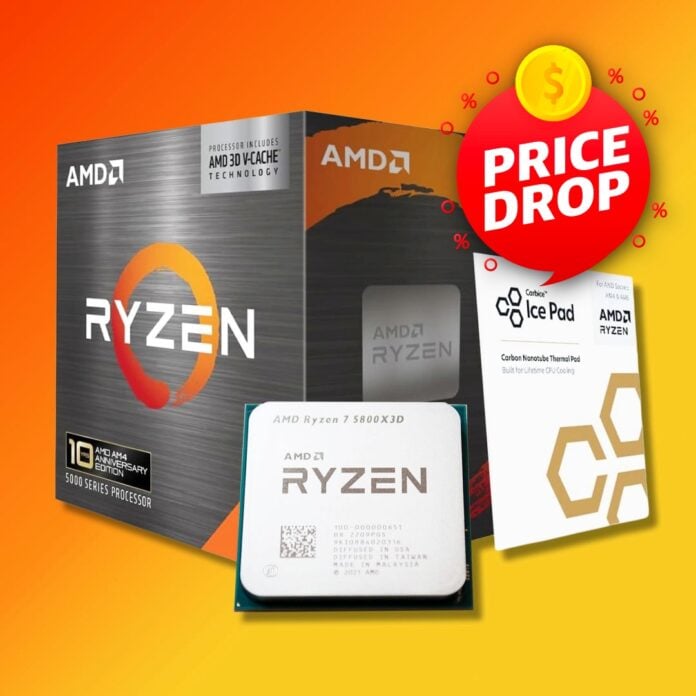 AMD Ryzen 7 5800X3D price drop