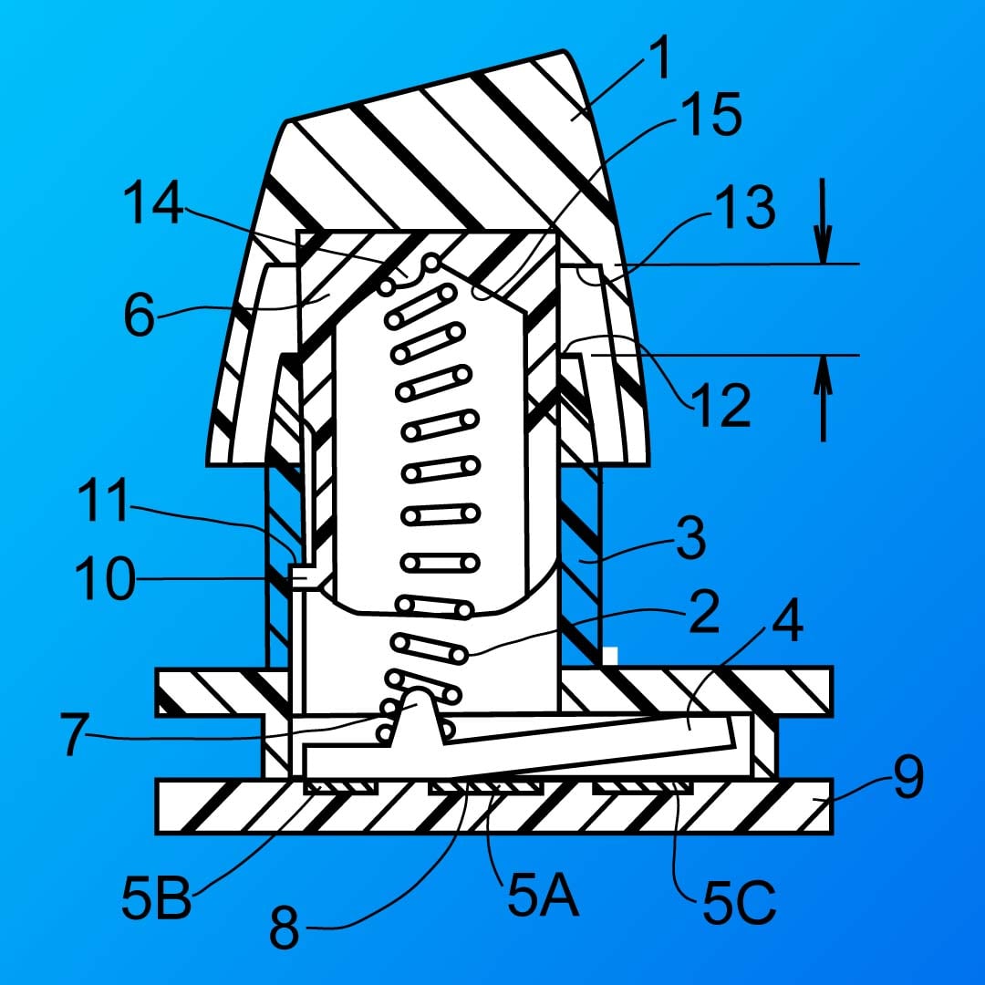 IBM buckling spring switch diagram
