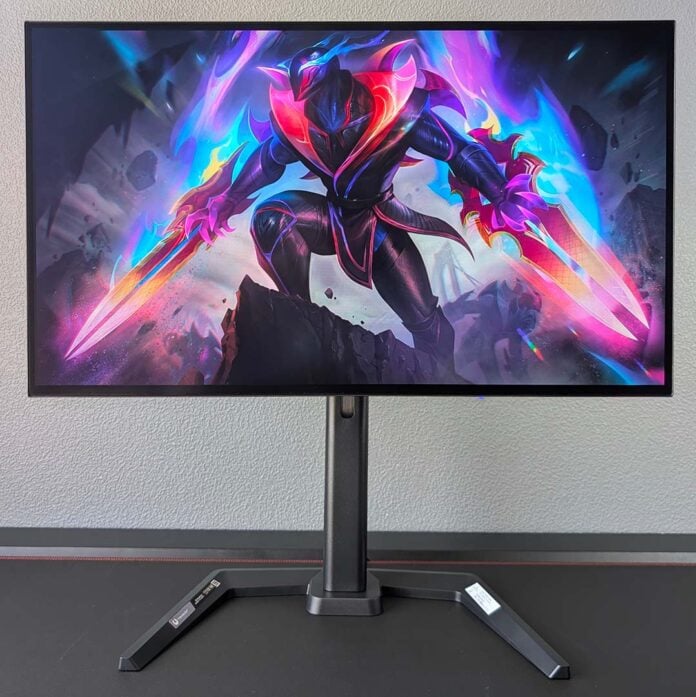League of Legends champion art, displaying on the iiyama G-Master GOB2701QSC-B1.