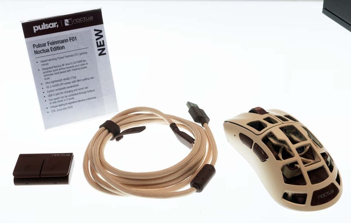Pulsar Feinmann F01 Noctua Edition gaming mouse