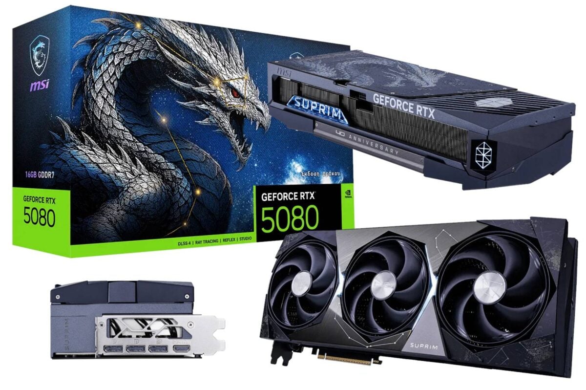 MSI GeForce RTX 5080 16G Suprim Draco Epic Edition.