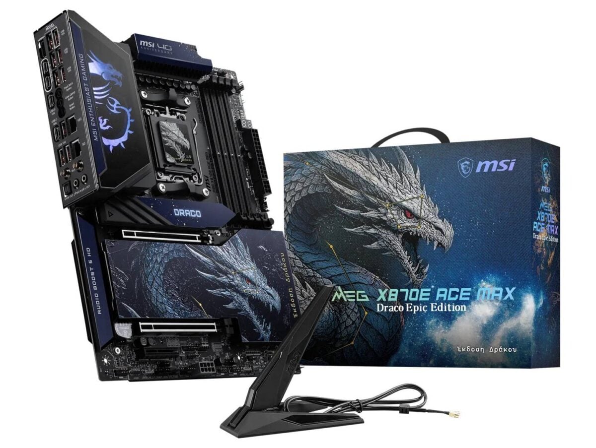 MSI MEG X870E Ace Max Draco Epic Edition.