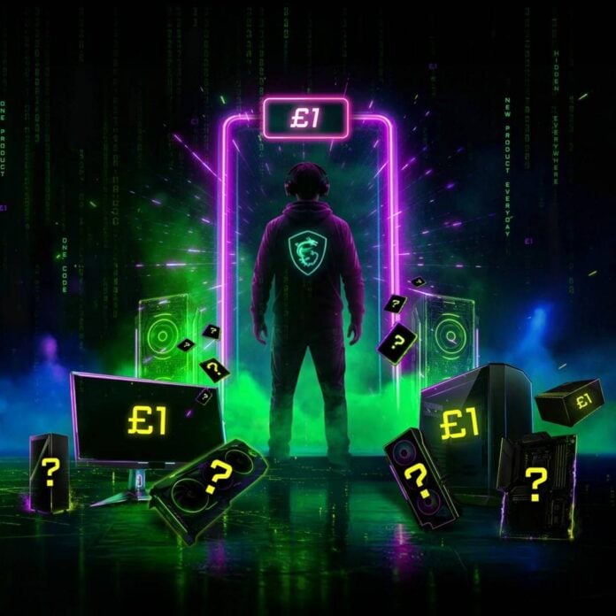 MSI UK store £1 hardware drop.