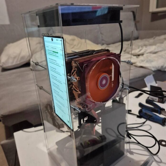 Nubia Z70 Ultra smartphone to desktop PC mod.