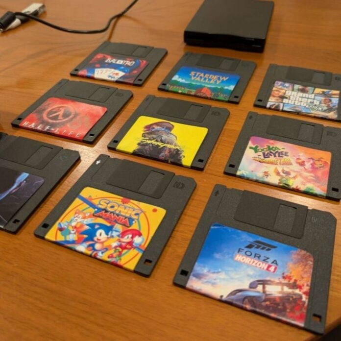 Steam Deck floppy disk games.