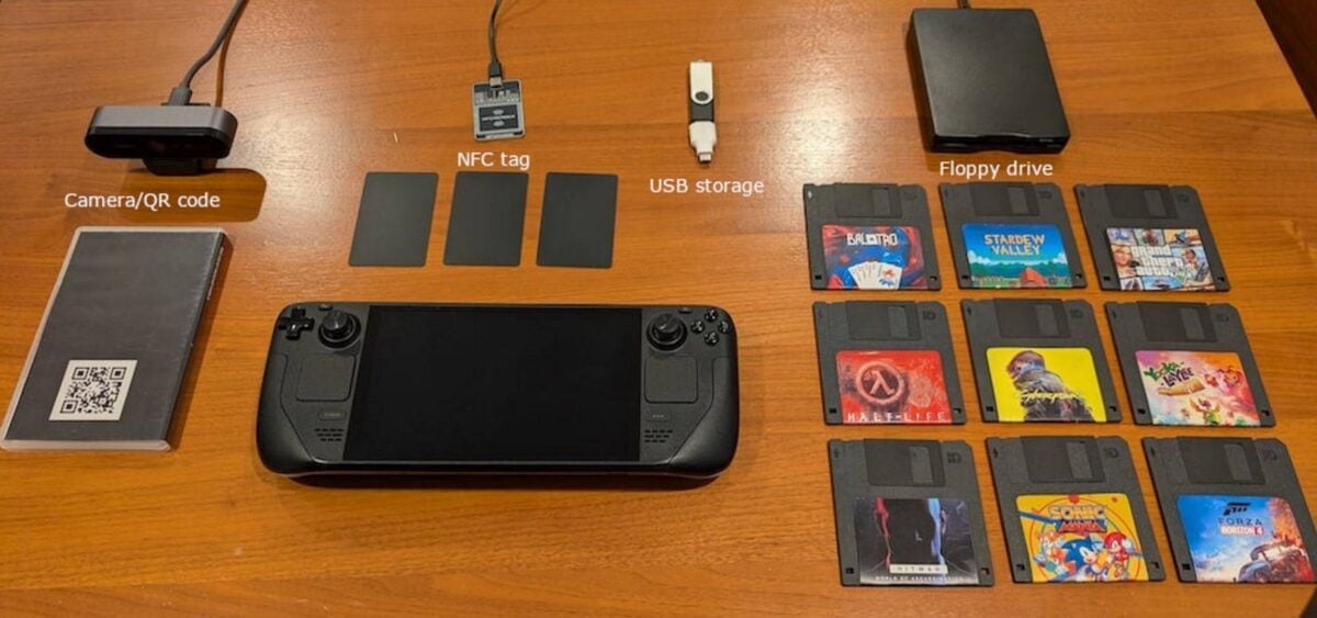 Steam Deck floppy disk mod.