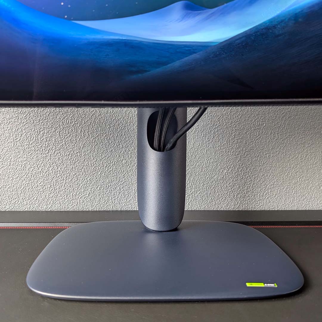 Cable management as seen on the AW3926QW.