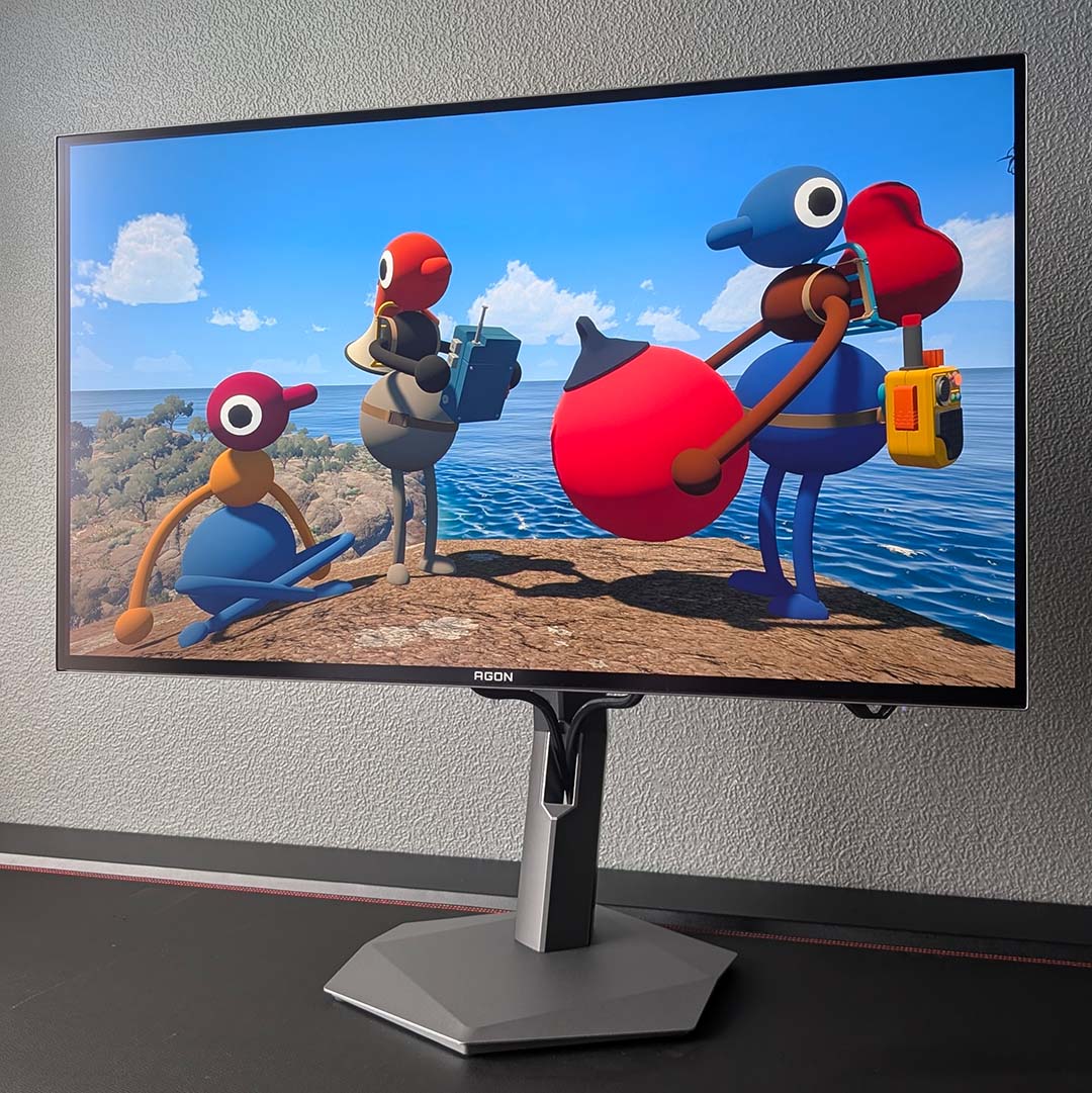 A screenshot of Big Walk, displayed on the AOC Agon Pro AGP277QKDC.