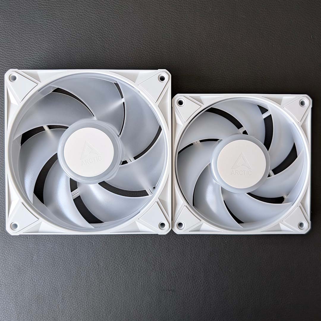 An Arctic Bionix P14 (left) next to a Bionix P12 (right).