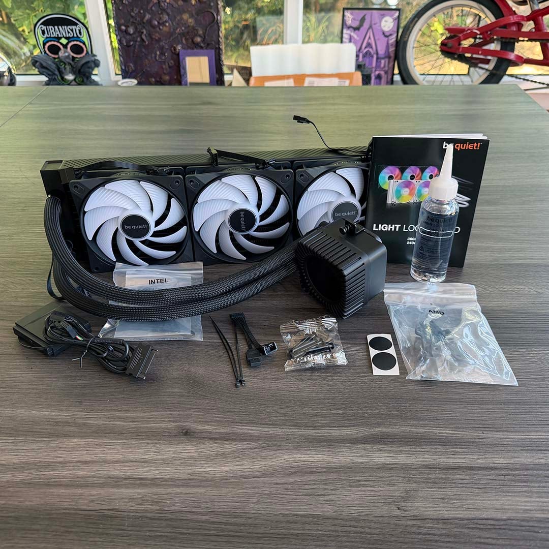 be quiet! Light Loop IO all box contents