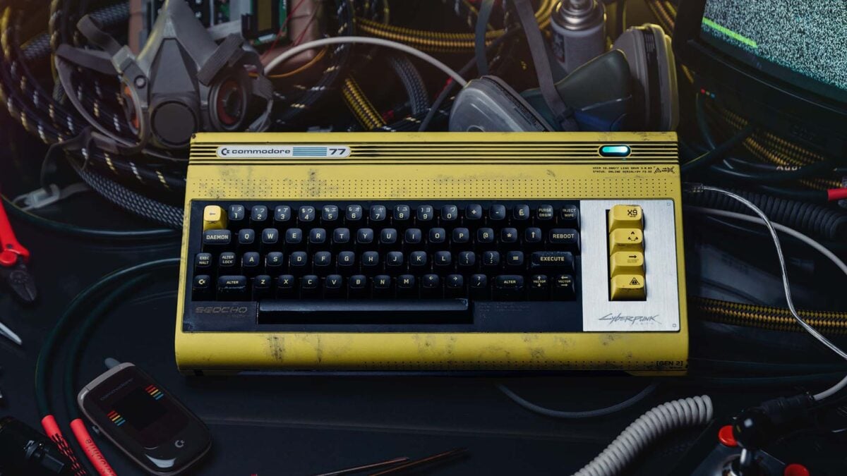 Commodore 77 full machine from front