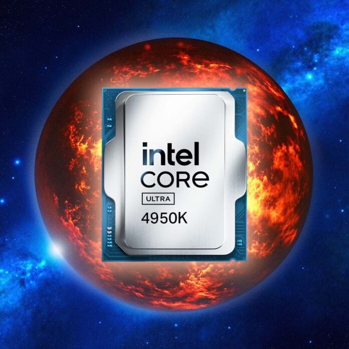 Intel Core Ultra 9 4950K mockup