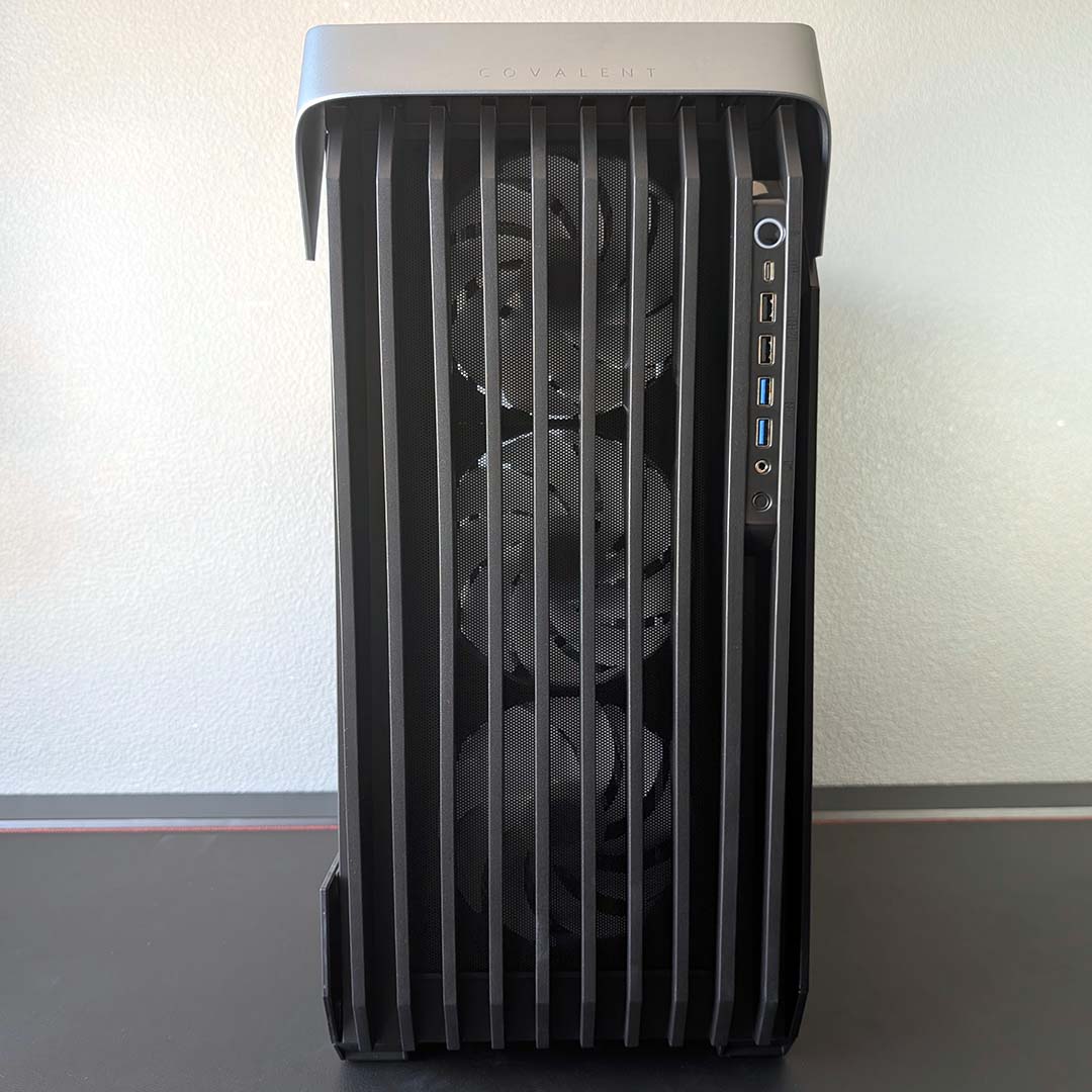 A front view of the InWin Covalent.