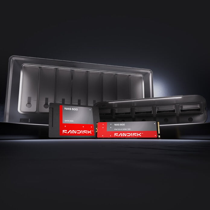 Key art from Sandisk's NAS SSD launch.