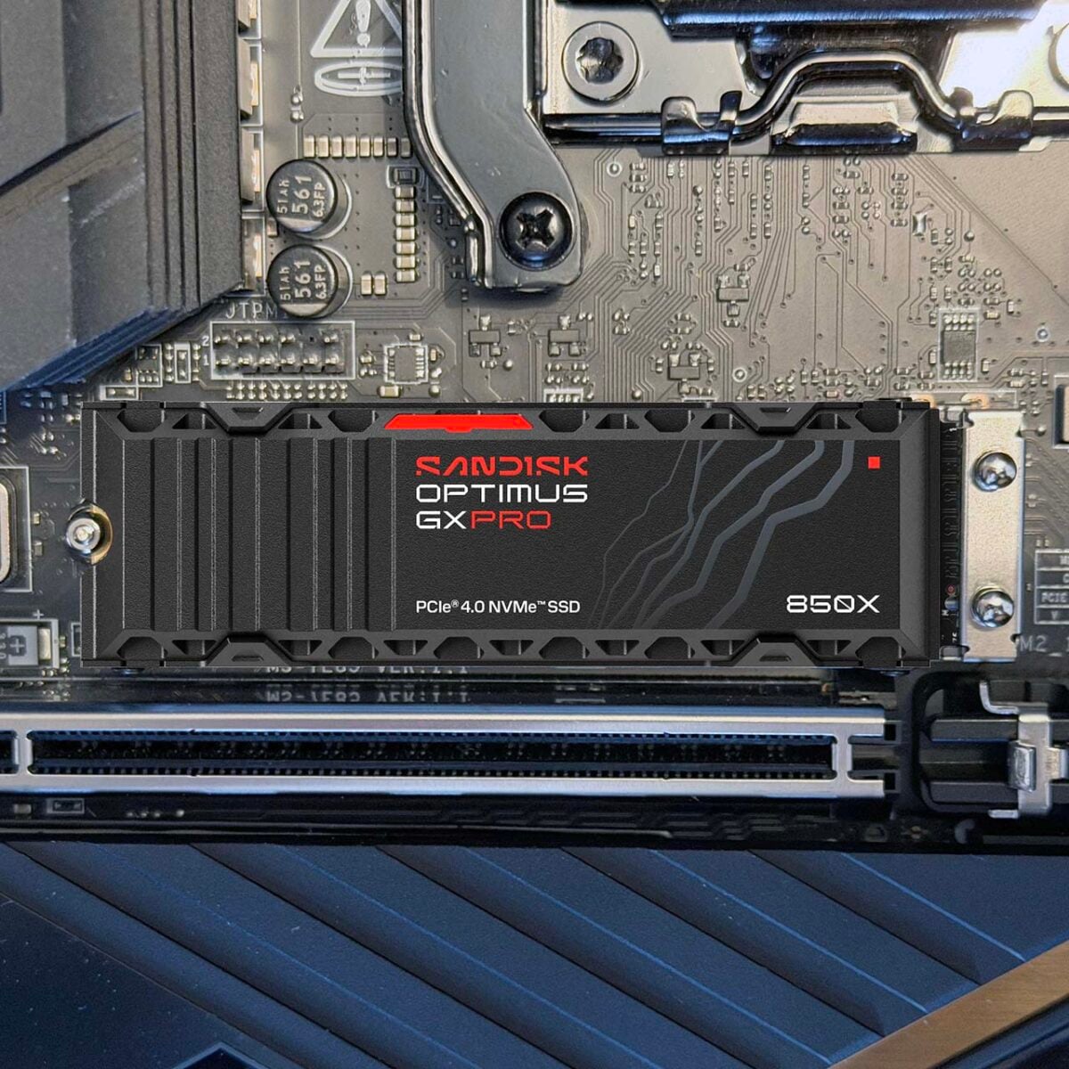Sandisk Optimus GX Pro installed mockup